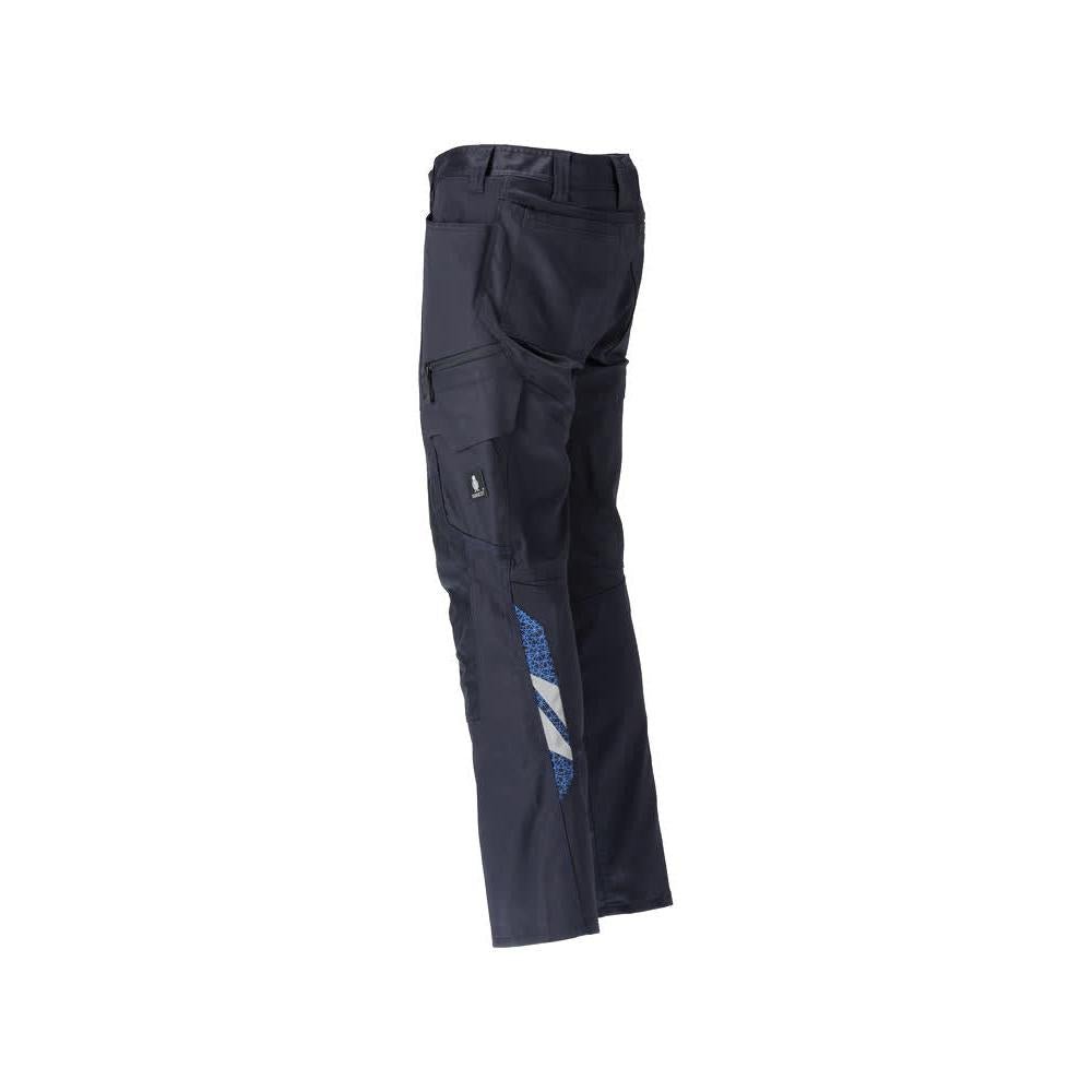 Broek met kniezakken, katoen+, lichte broek