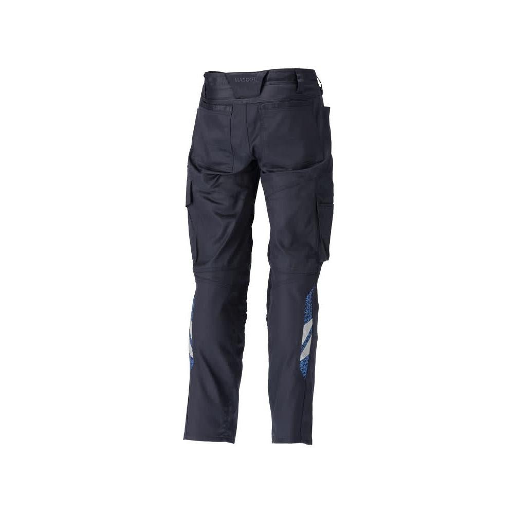 Broek met kniezakken, katoen+, lichte broek