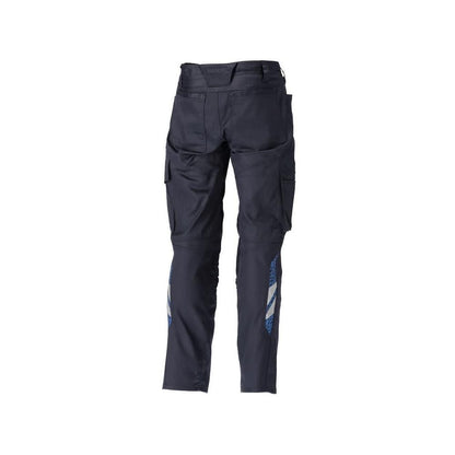 Broek met kniezakken, katoen+, lichte broek