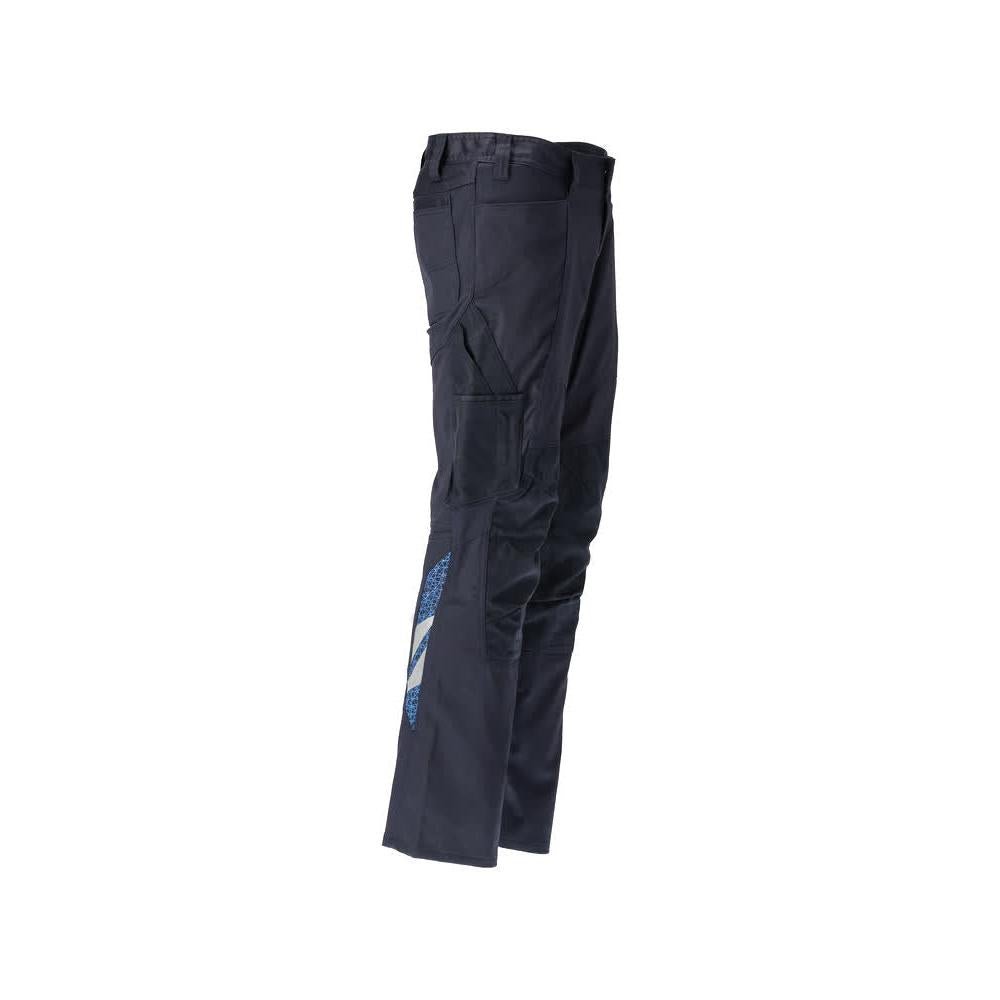 Broek met kniezakken, katoen+, lichte broek