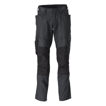 Broek met kniezakken, katoen+, lichte broek
