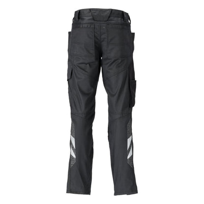 Broek met kniezakken, katoen+, lichte broek