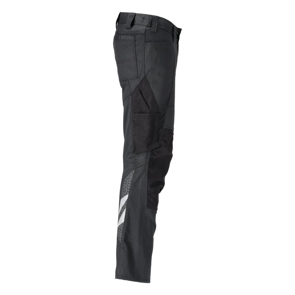 Broek met kniezakken, katoen+, lichte broek