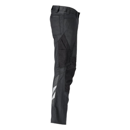 Broek met kniezakken, katoen+, lichte broek