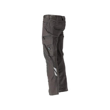 Broek met kniezakken, katoen+, lichte broek, donker antraciet