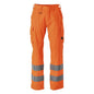 Broek, dijbeenzakken, effen broek