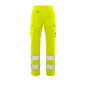 Broek, dijbeenzakken, effen broek