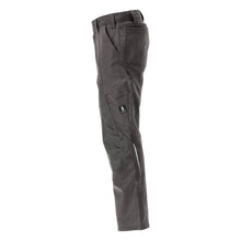 Broek met kniezakken, broek katoen+, donker antraciet