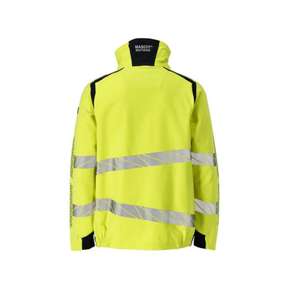 Jas, ULTIMATE STRETCH werkjas Multisafe, signalisatie geel/zwart-blauw