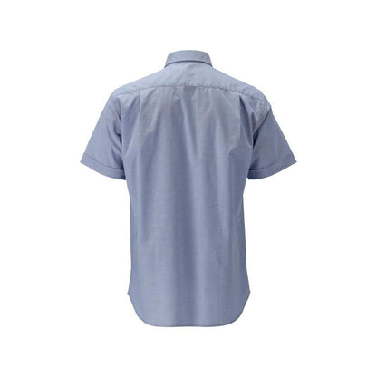 Shirt, korte mouwen, moderne pasvorm, stretch, lichtblauw