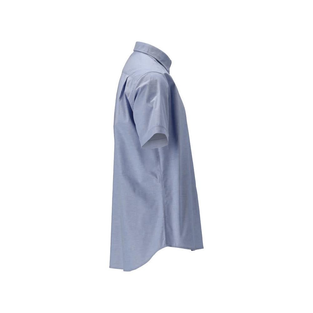 Shirt, korte mouwen, moderne pasvorm, stretch, lichtblauw