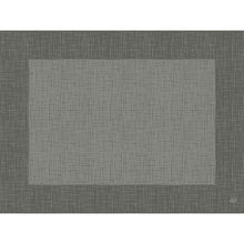 Die Bio-Dunicel-Sets 30x40 cm in Linnea granitgrau von Duni GmbH sind rechteckige Tischsets mit einer gewebten Kreuzschraffur, einem dunkleren grauen Rand und einem dezenten Gittermuster. Jede Packung enthält 100 umweltfreundliche Stücke.