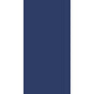 Een effen donkerblauwe rechthoek is gecentreerd tussen twee verticale witte balken en doet denken aan het verfijnde ontwerp van de Duni GmbH cellulose servetten 33x33 cm 3-laags donkerblauw 1/8-vouw (250 servetten).