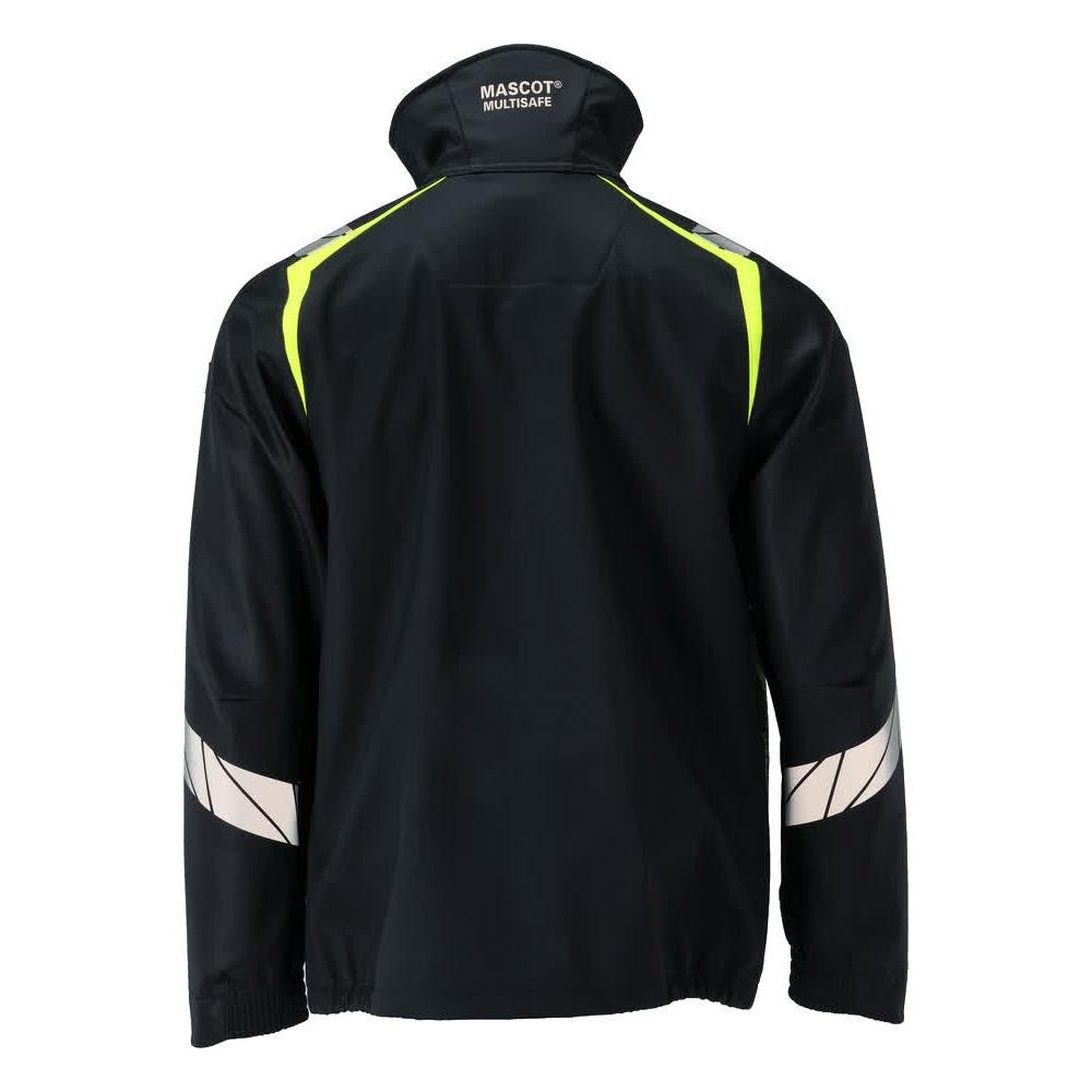 Softshell jack Multisafe softshell jack, zwart blauw/fluo geel