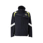 Jas, ULTIMATE STRETCH werkjas Multisafe, zwart blauw/fluo geel