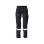 Broek, kniezakken, ULTIMATE STRETCH broek Multisafe, zwart blauw/fluo geel