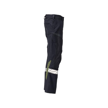 Broek, kniezakken, ULTIMATE STRETCH broek Multisafe, zwart blauw/fluo geel