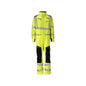 Overall, kniezakken, stretch inzetstukken combinatie Multisafe, signalisatie geel/zwart-blauw