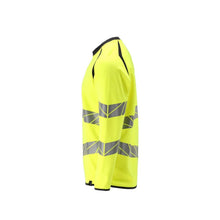 Sweatshirt, moderne pasvorm Sweatshirt Multisafe, signalisatie geel/zwart-blauw