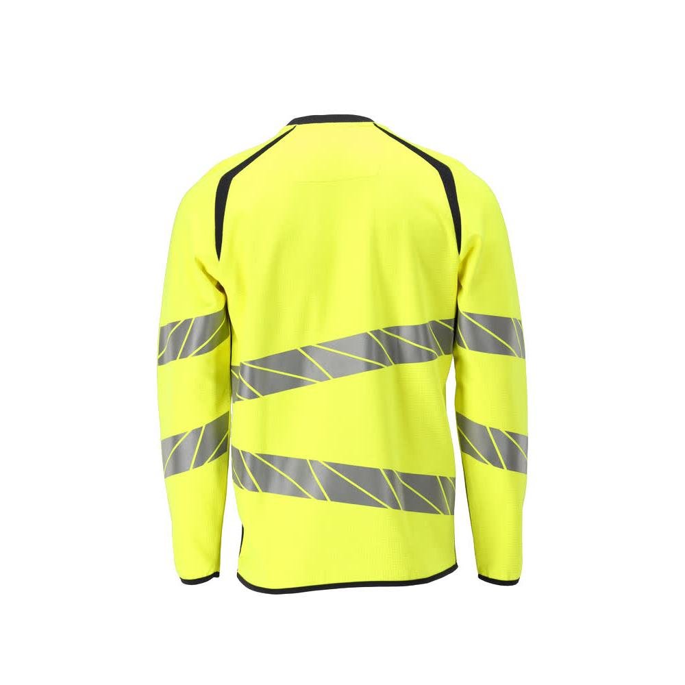 Sweatshirt, moderne pasvorm Sweatshirt Multisafe, signalisatie geel/zwart-blauw