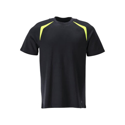 T-shirt, modern fit T-shirt Multisafe, zwart blauw/fluo geel