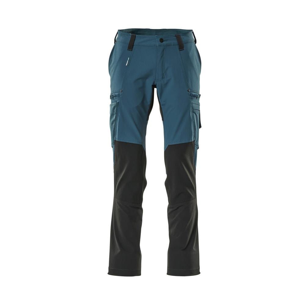 Functionele broek, broek ULTIMATE STRETCH, donker petroleum/zwart