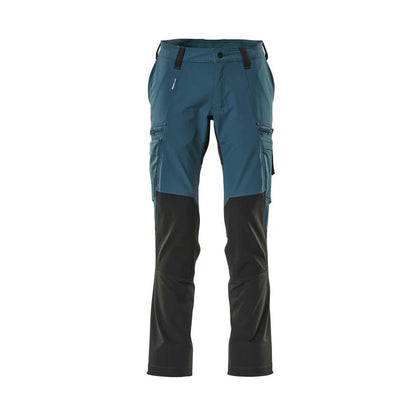 Functionele broek, broek ULTIMATE STRETCH, donker petroleum/zwart
