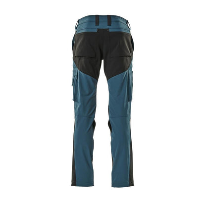 Functionele broek, broek ULTIMATE STRETCH, donker petroleum/zwart