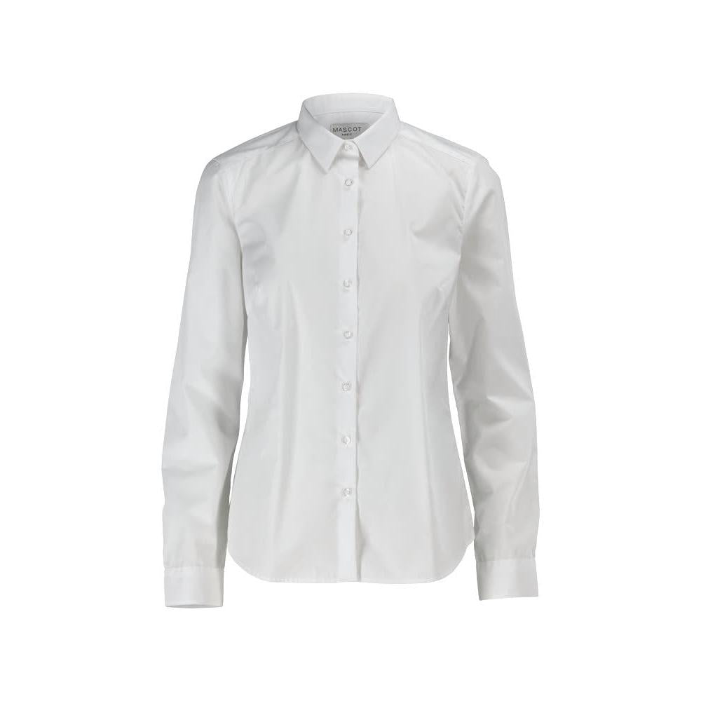 Overhemd, damesblouse met klassieke damespasvorm