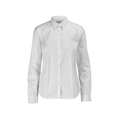 Overhemd, damesblouse met klassieke damespasvorm