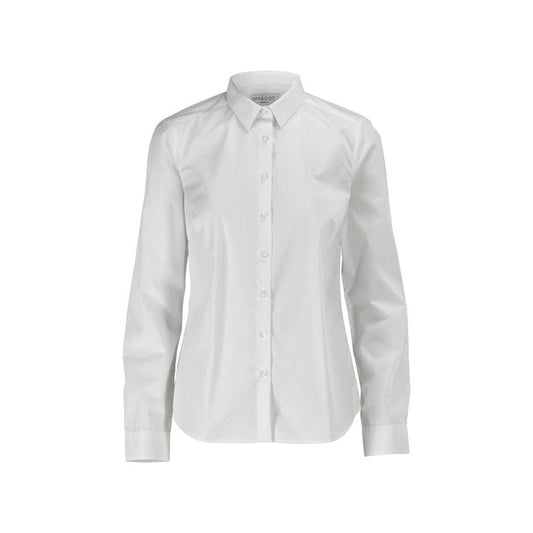 Overhemd, damesblouse met klassieke damespasvorm