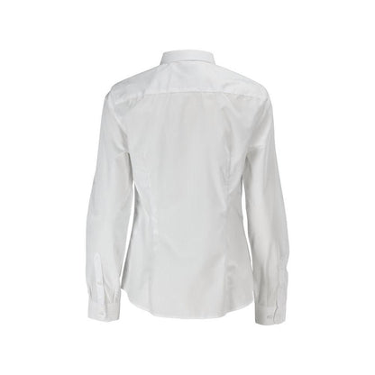 Overhemd, damesblouse met klassieke damespasvorm