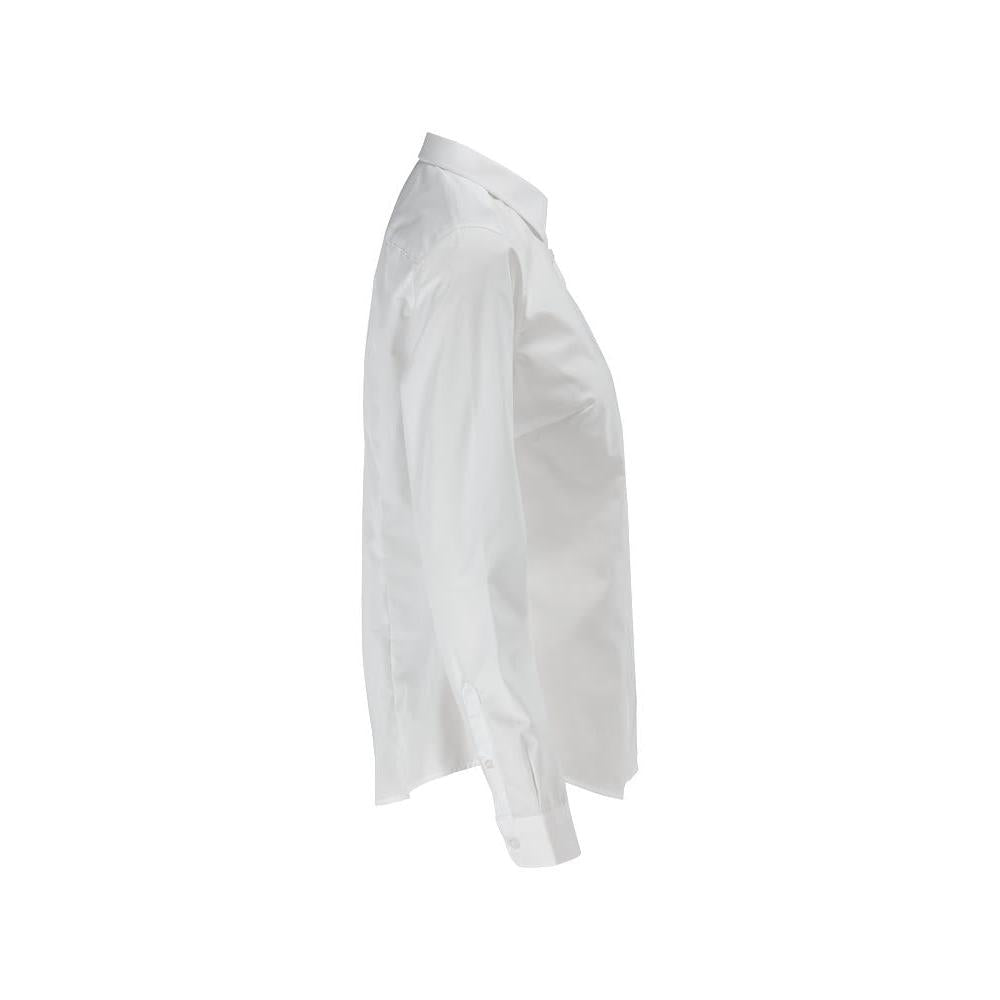 Overhemd, damesblouse met klassieke damespasvorm