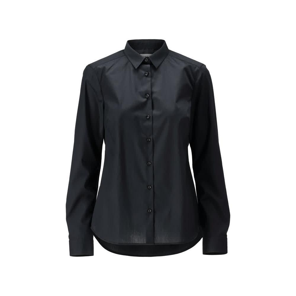 Overhemd, damesblouse met klassieke damespasvorm