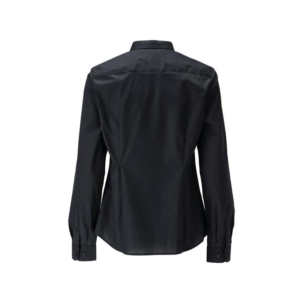 Overhemd, damesblouse met klassieke damespasvorm