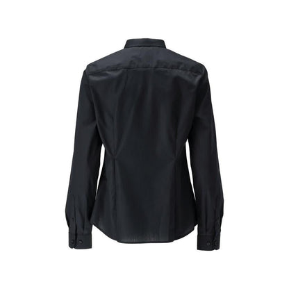Overhemd, damesblouse met klassieke damespasvorm
