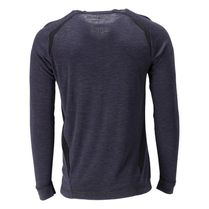 Functioneel ondershirt, wollen ondershirt Multisafe, zwart-blauw