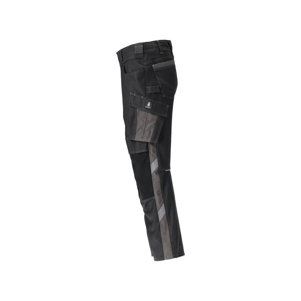 Broek met kniezakken, katoen+ broek