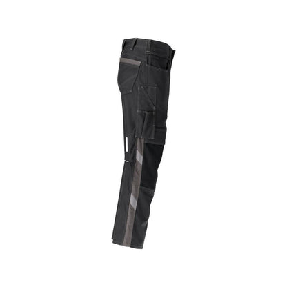 Broek met kniezakken, katoen+ broek