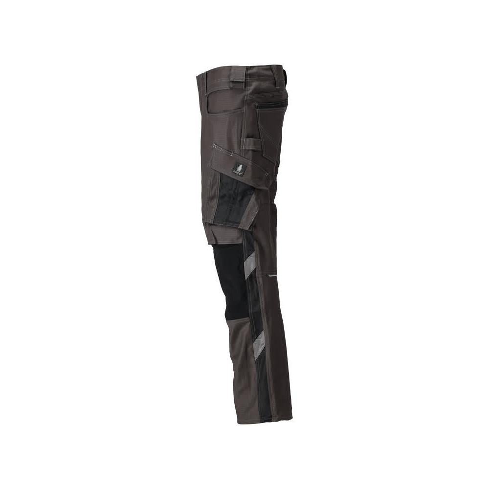 Broek met kniezakken, katoen+ broek