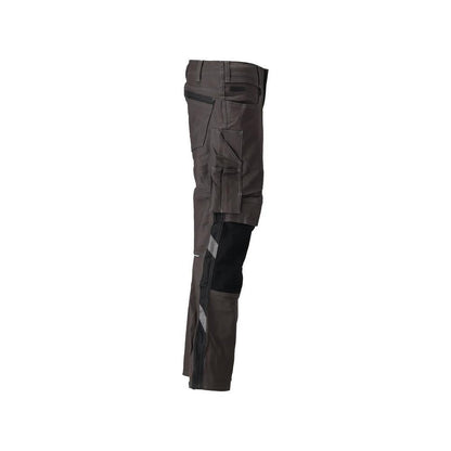 Broek met kniezakken, katoen+ broek