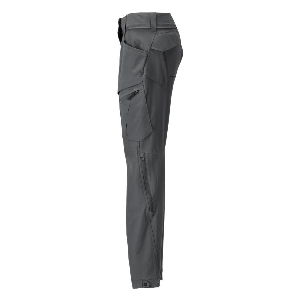 Functionele broek, stretch, damespasvormbroek, antracietgrijs