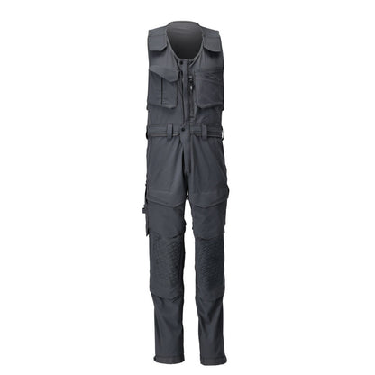 Combibroek met kniezakken, stretchcombinatiebroek