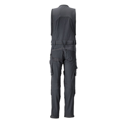 Combibroek met kniezakken, stretchcombinatiebroek