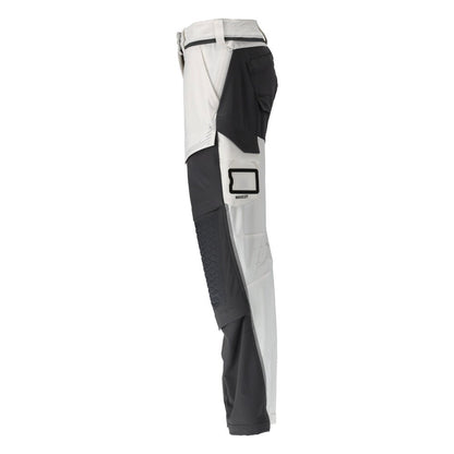 Broek met kniezakken, dames, schildersbroek