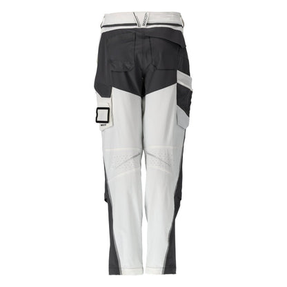Broek met kniezakken, dames, schildersbroek