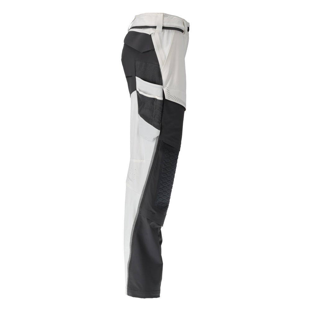 Broek met kniezakken, dames, schildersbroek