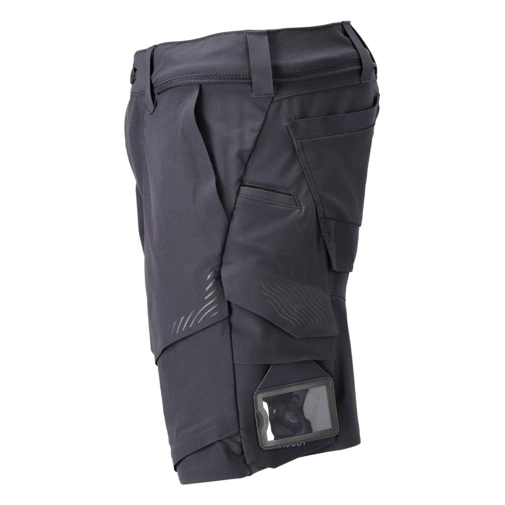 Shorts, stretch, lichtgewicht shorts, zwart blauw