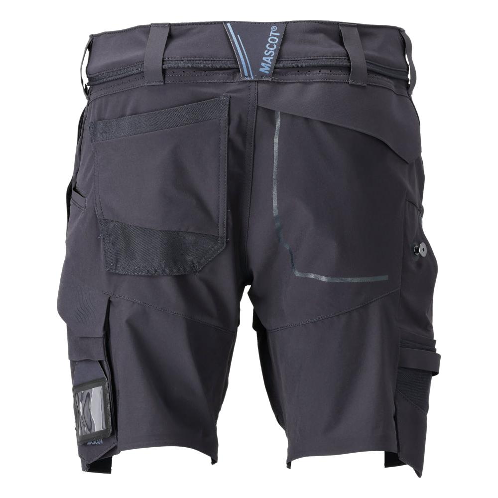 Shorts, stretch, lichtgewicht shorts, zwart blauw