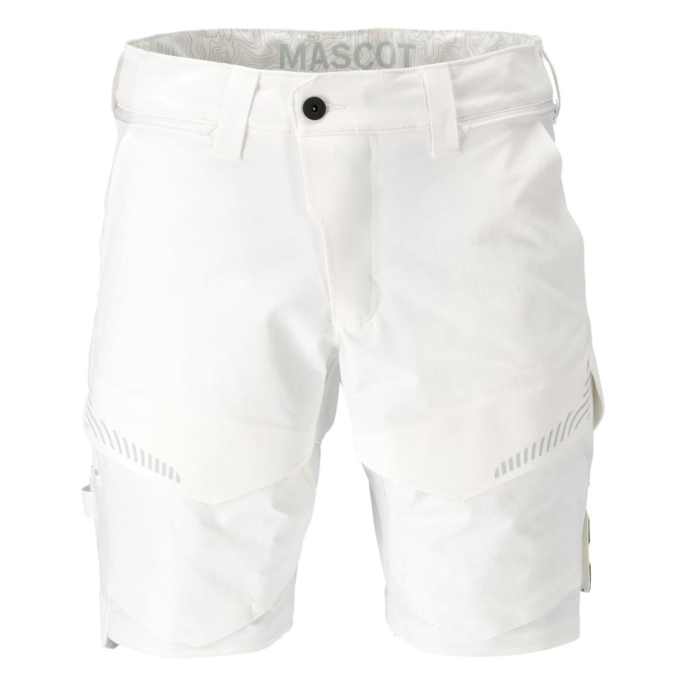 Shorts, stretch, lichtgewicht shorts, wit